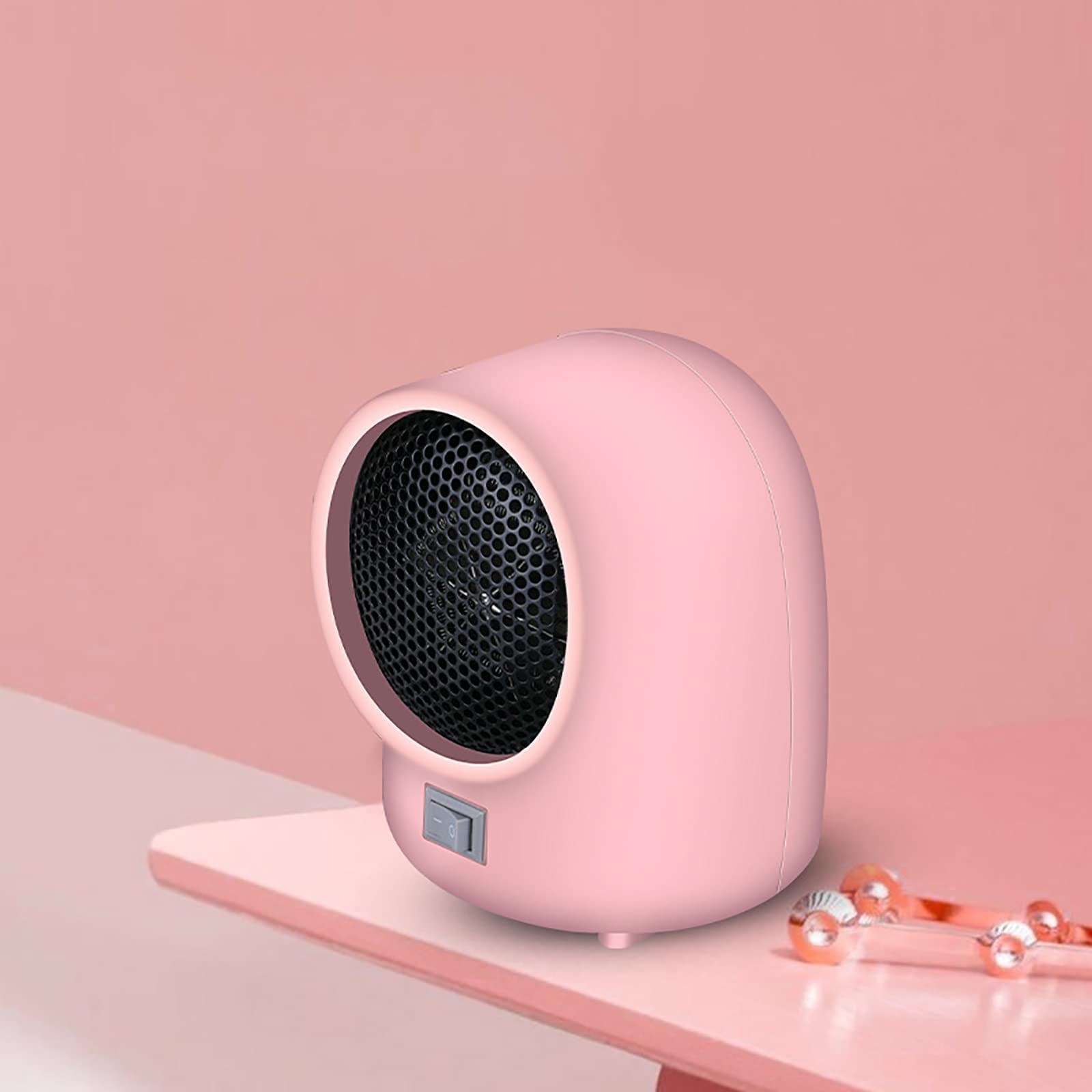 Mini Space Heater,400W Desktop Heater Fan Intelligent Temperature Control  Personal Heater with Overheating Protection,Fast Heating Heater for Home  Office Bedroom Indoor Use-Pink 14x11x18cm(5.5x4x7inch : Amazon.co.uk: Home  u0026 Kitchen