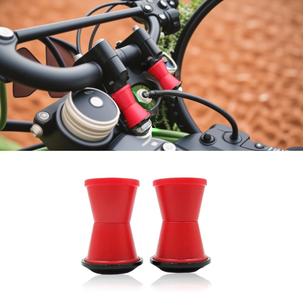 MACHSWON Motorcycle Handlebar Clamp Mount Bushings, Handle Bar Riser Bushing Kit, Fit for KXF, CRF, YZF, RM, Dirt, Pit, Off-road, Bikes, Motorbikes, Black