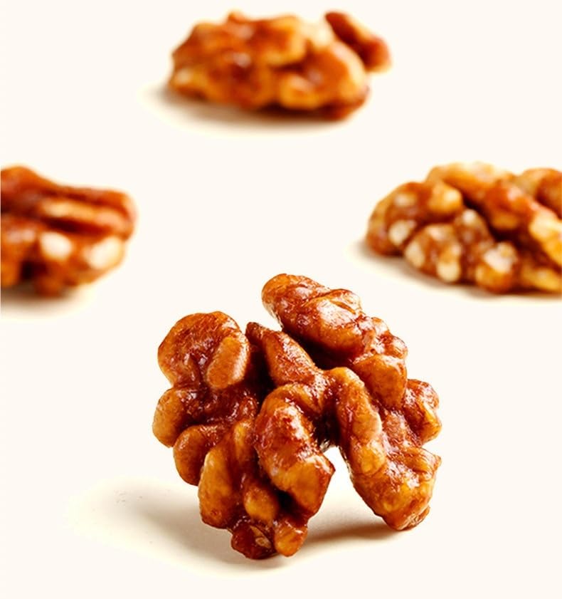 33 g di gherigli di noci glassati al miele, uno spuntino dolce e croccante alle noci.(10pcs)