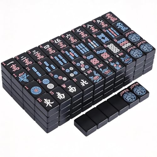 Juego de fichas American Mahjong 166 piezas 1.2 pulg miniatura 1