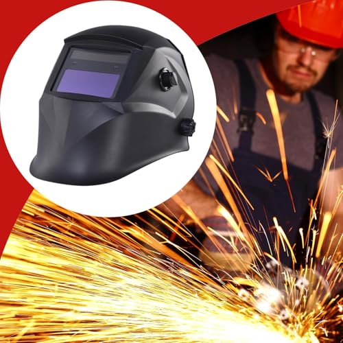 Capucha de soldar automática regulable para evitar quemaduras y destellos 4