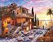 Springbok Puzzles - Mediterranean Romance - 1000 Piece Jigsaw Puzzle - Large 30 Inches by 24 Inches Puzzle - Made in USA - Unique Cut Interlocking Pieces