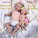 MRB Realistic Reborn Baby Doll, 12 Inch Silicone Lifelike Baby Dolls, Full Solid Silicone Body Washable Girl Stress Relief Doll for Kids Age 3 + & Collection
