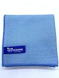 Jemako 2er Set BLAU - Profituch M (40x45 cm) + Trockentuch (45 x 60 cm) + DiWa Wäschenetz