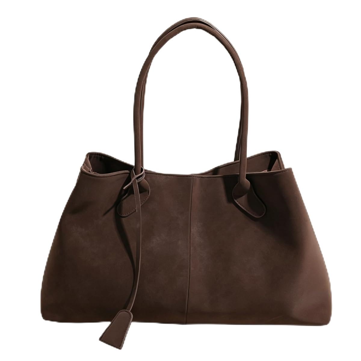 Generisch Wildleder Handtasche Damen GroßE Tragetasche Bzw, UmhäNgetasche Im Vintage-Stil – Geeignet FüR Den Alltag, Die Arbeit, EinkäUfe Und Reisen