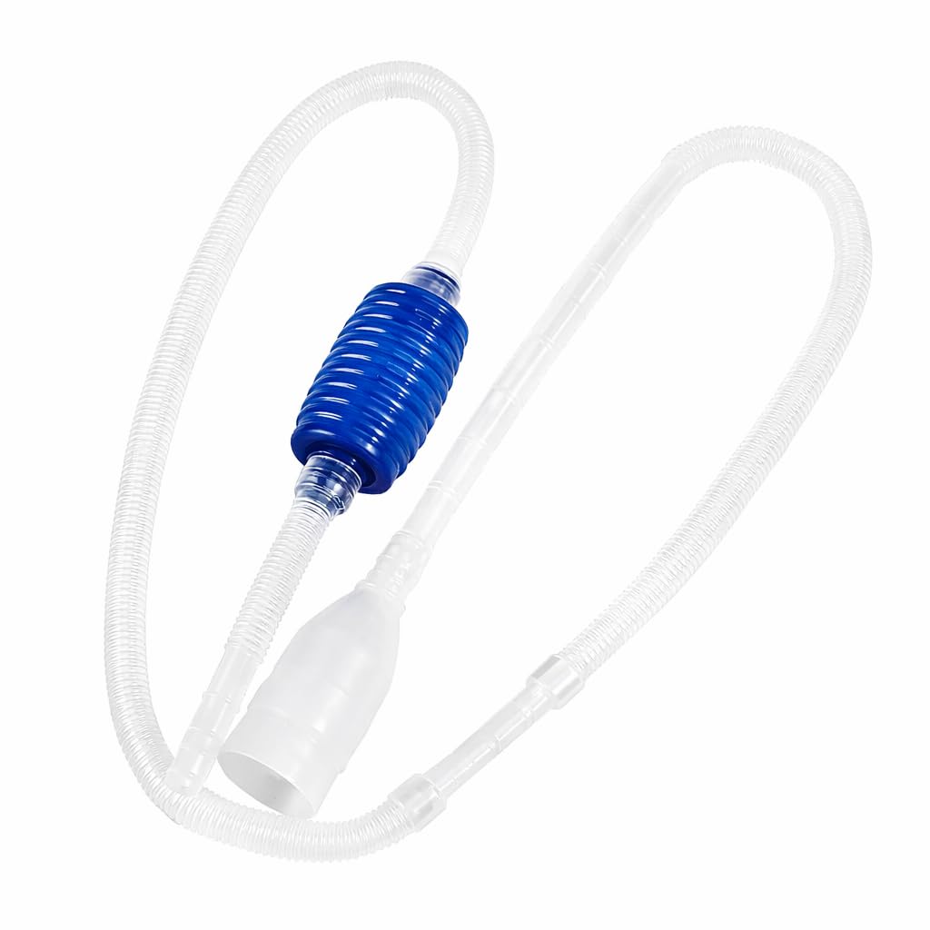 Aquarium Water Changer and Gravel Cleaning Siphon Pipe for Aquarium (White & Blue) | TAIYO PLUSS Discovery Special Fish Food 1.2mm 100g Pouch Free.-image-8