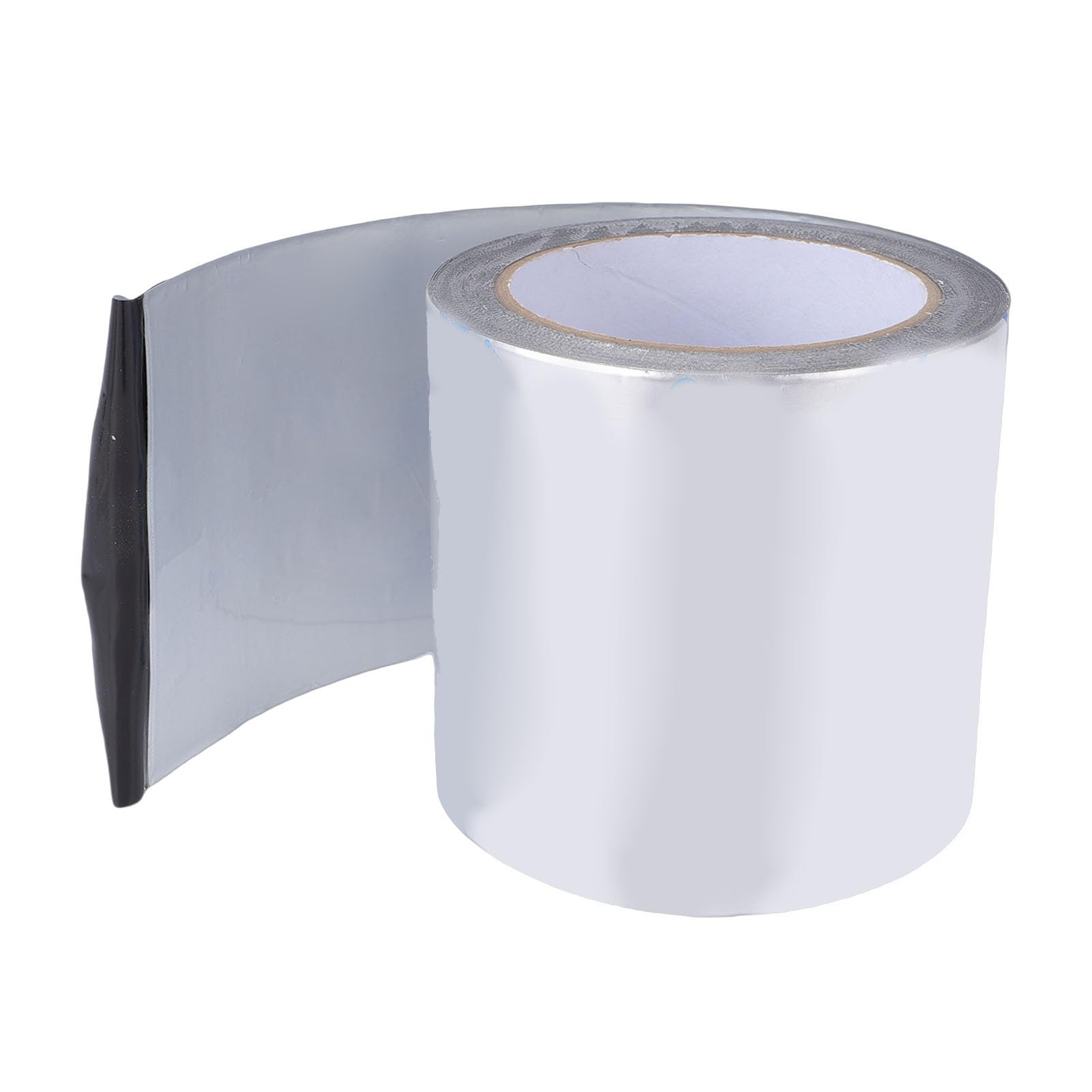 Taśma Termoizolacyjna, Ognioodporna, Odporna na Zachlapanie, Wysokotemperaturowa Taśma z Folii Aluminiowej 100 Mm X 10 M, Morska Grzewcza z powierzchnią odblaskową do Zaworów Przewodów