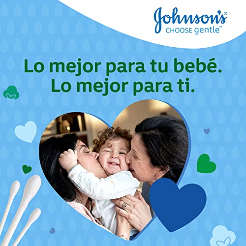 Miniatura 5 de Johnson S Baby Bastoncillos Para Bebés, Niños Y Adultos 1 Caja X 200 Unidades , Bastoncillos Para Los Oídos Con Puntas 100 De Algodón Puro Y Palitos 100 De Papel