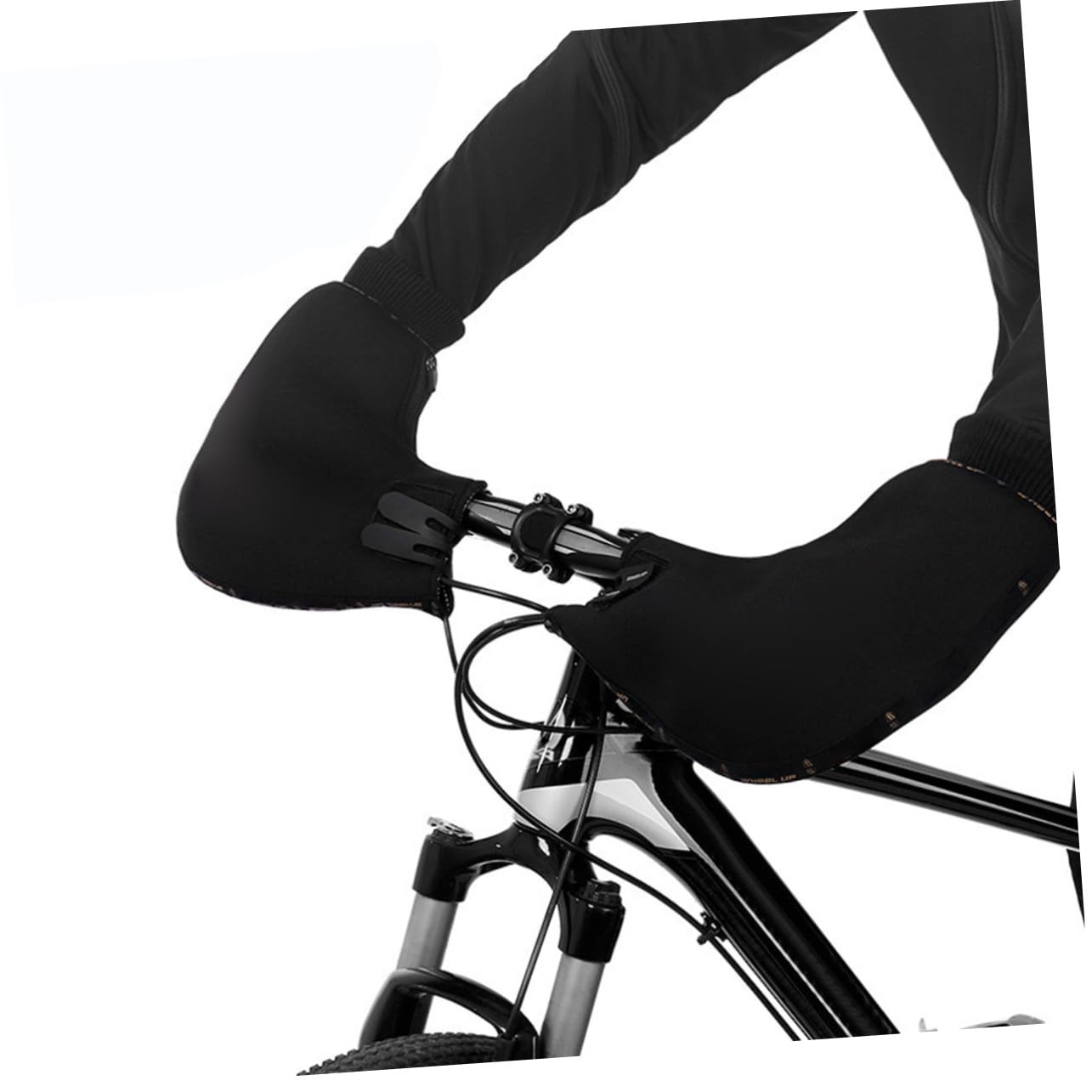 BETOOKY 1 Paar Winddichte und Warme Fahrradlenkerhandschuhe aus Neopren und Baumwolle für Kalte Winter Leichte Unisex Handschuhe für E Bike und Mountainbike