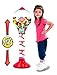Sweet N Fun 9076 Metal Spiral Fun Gumball Bank with Gumballs, 36