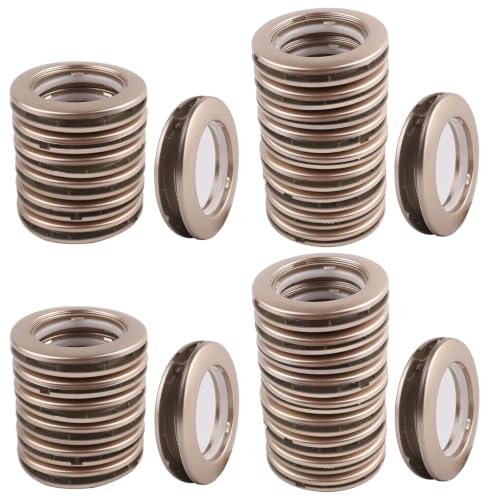 MANGOOD Curtain Grommet Kit for Curtains Rings 32Pack Coffee 1-9/16 in ID