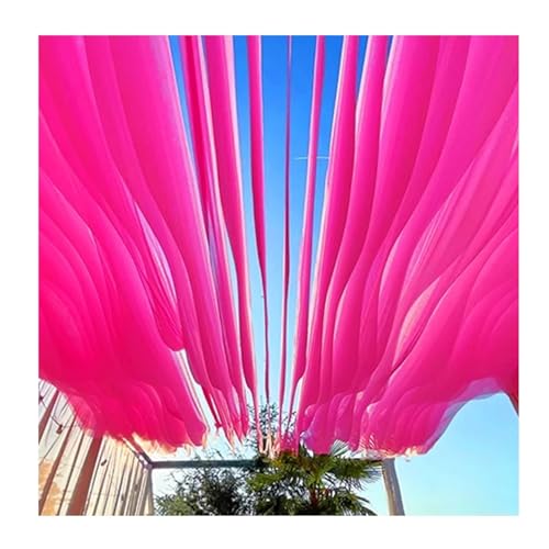 YDHFCD Tul Sábanas de Techo de Gasa, Fondo de chiffón, decoración de Boda en Hotel, Ceremonia de Fiesta(Style 1,500x90cm)