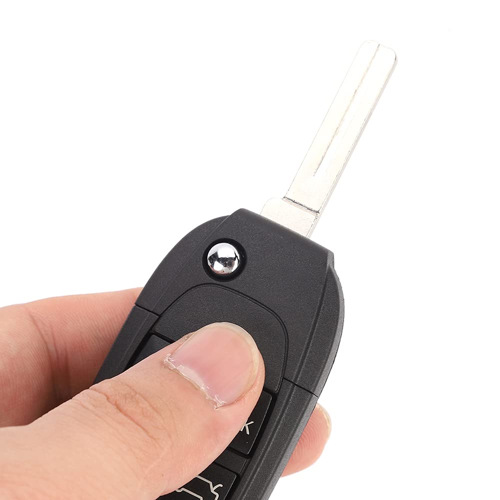 Hand holding the Acouto 5-Button Folding Key Fob Replacement