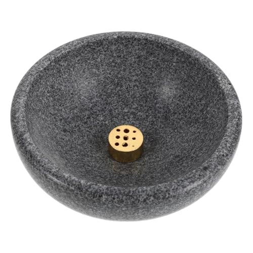 Porte-parfum en marbre Amosfun diffuseur solide laiton pour salon - 2