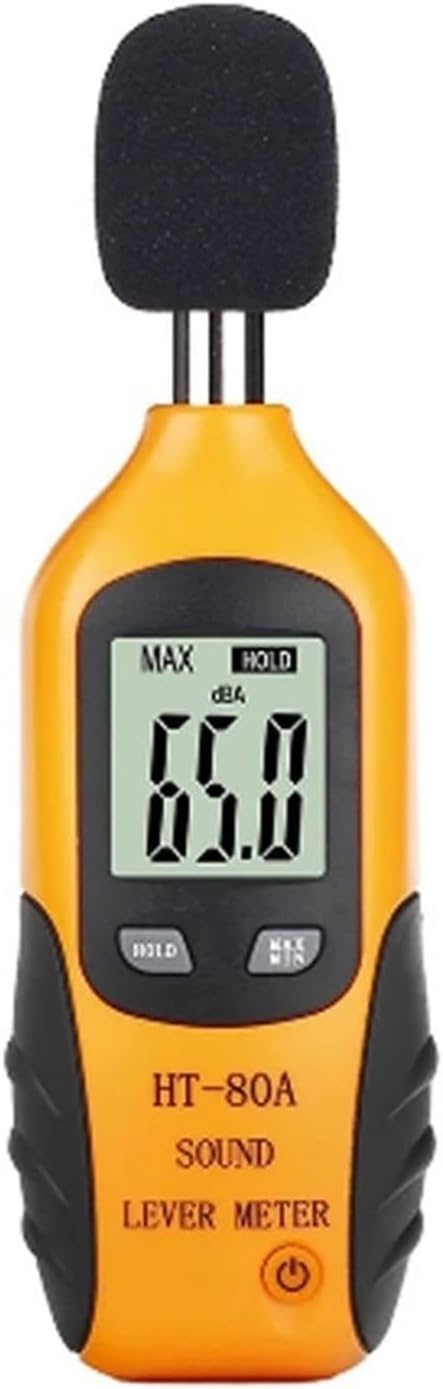 HT-80A Decibel Meter Digital Sound Level Meter 30 – 130 DB Audio Noise Measure Device Dual Ranges