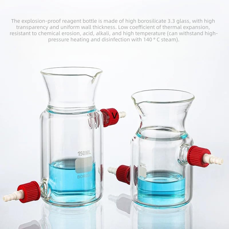 Doppelmanteliger Seitenarmbecher, Laborkolben aus Borosilikatglas | 100–1000 ml, for präzises Erhitzen im Labor.(250ml)