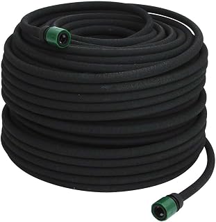 Générique Tuyau d'arrosage de Jardin Noir 0,6" 100 m Caoutchouc,Maison & Jardin, Pelouses & Jardins, Arrosage & Irrigation, Tuyaux d'arrosage, Noir (Poids 9.35KG)