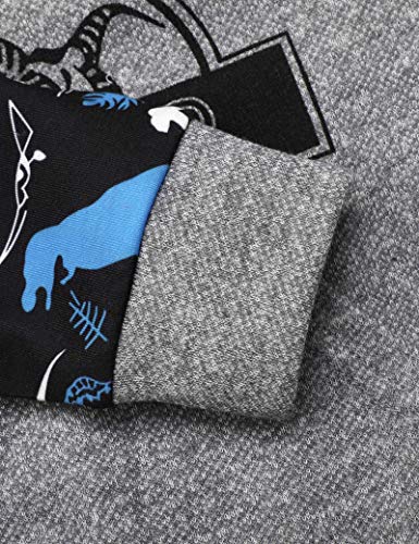 Conjunto de roupas infantis para meninos e bebês com capuz e manga comprida, Multicolored 2, 0-6 Mon