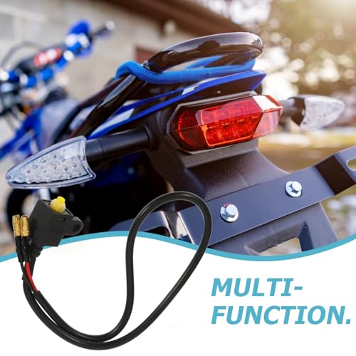Cable de cobre negro luz de freno trasera para motocicleta piezas de empujar 3