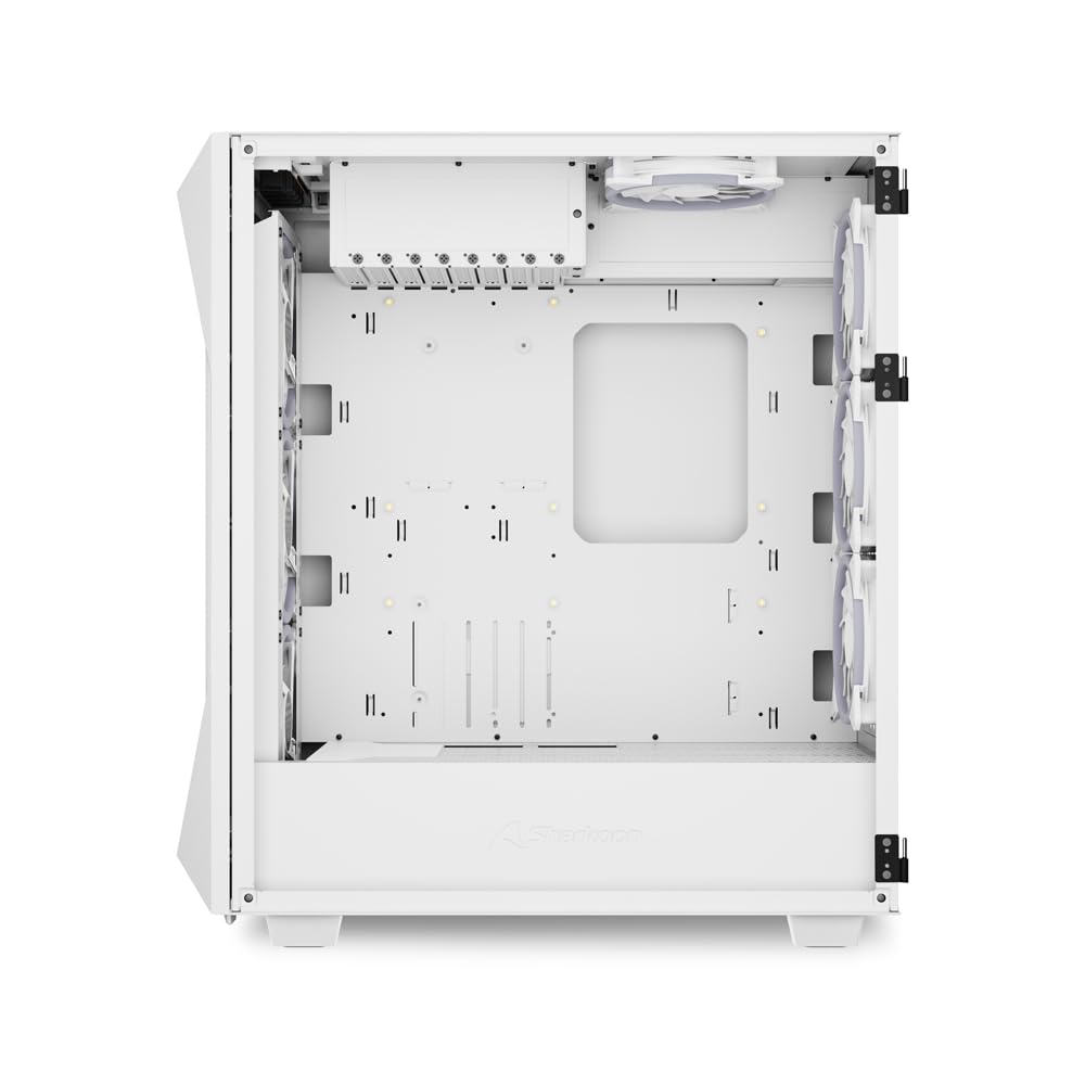 Sharkoon REV300 - Tower - PC - Schwarz - ATX - EATX - micro ATX - Mini-ITX - Geh?rtetes Glas - Taschenl?fter (4044951039593)
