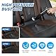 JOAASU Auto Reinigungspistole, Druckluft Reinigungspistole Classic, Reinigungspistole, Hochdruck Luftpistole, Mit Bürste, für Auto, Armaturenbrett, Ledersitze, Teppich, Silber