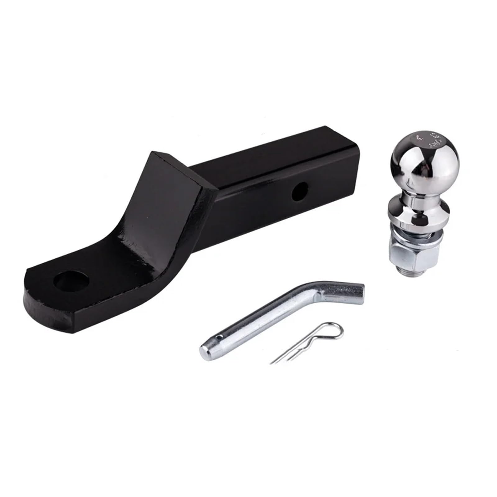 Support de boule de langue de barre d'attelage de 2 pouces, avec boule d'attelage et goupille d'attelage, pièces de camping-car, accessoires de camping-car, composants de caravane,Solide et Durable