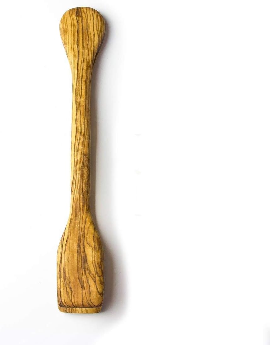 Traditional Olive Wood Wooden Kitchen Tongs Length 25m Wooden