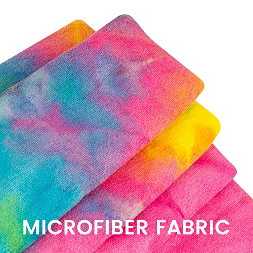 Yoga Towel - Tie-Die Textures Non-Slip Yoga Towel With Bag - Odorless And 100% Absorbent Microfiber Sweat Towel - Yoga Towel Mat For Hot Yoga, Bikram And Pilates - 24''X72'' Hot Yoga Towel #TOP1