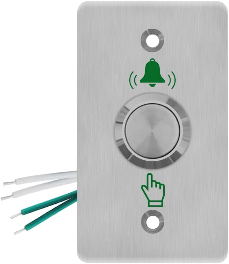 Waterproof IP67 Door Bell Button Switch Stainless Steel NO&NC Output