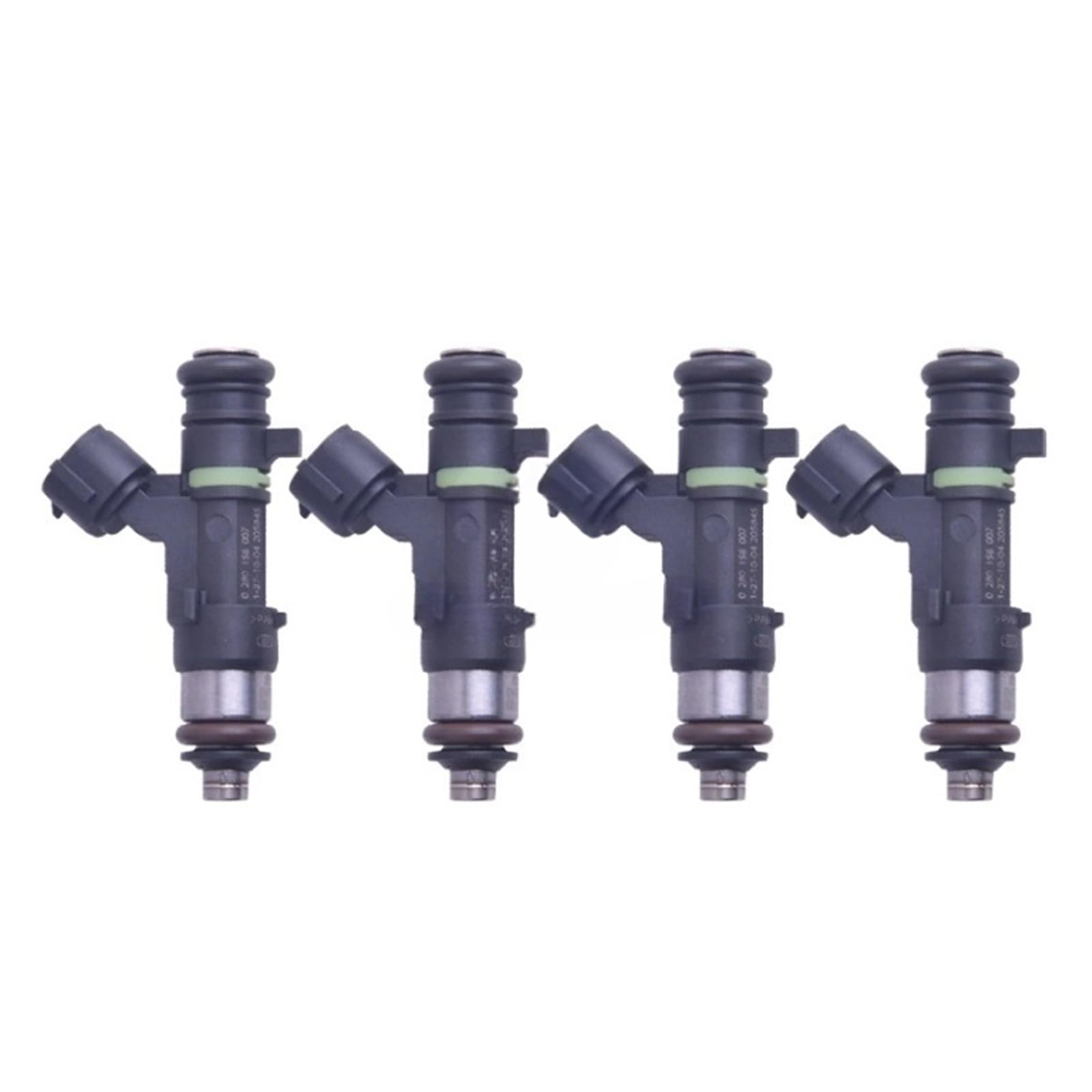 Hutianbrt One Color 4X 0280158007 Fuel Injector Nozzle Bico Compatible For Nissan Frontier Pathfinder 09-12 Xterra 09-14 4.0L V6 0 280 158 007 16600-7S000