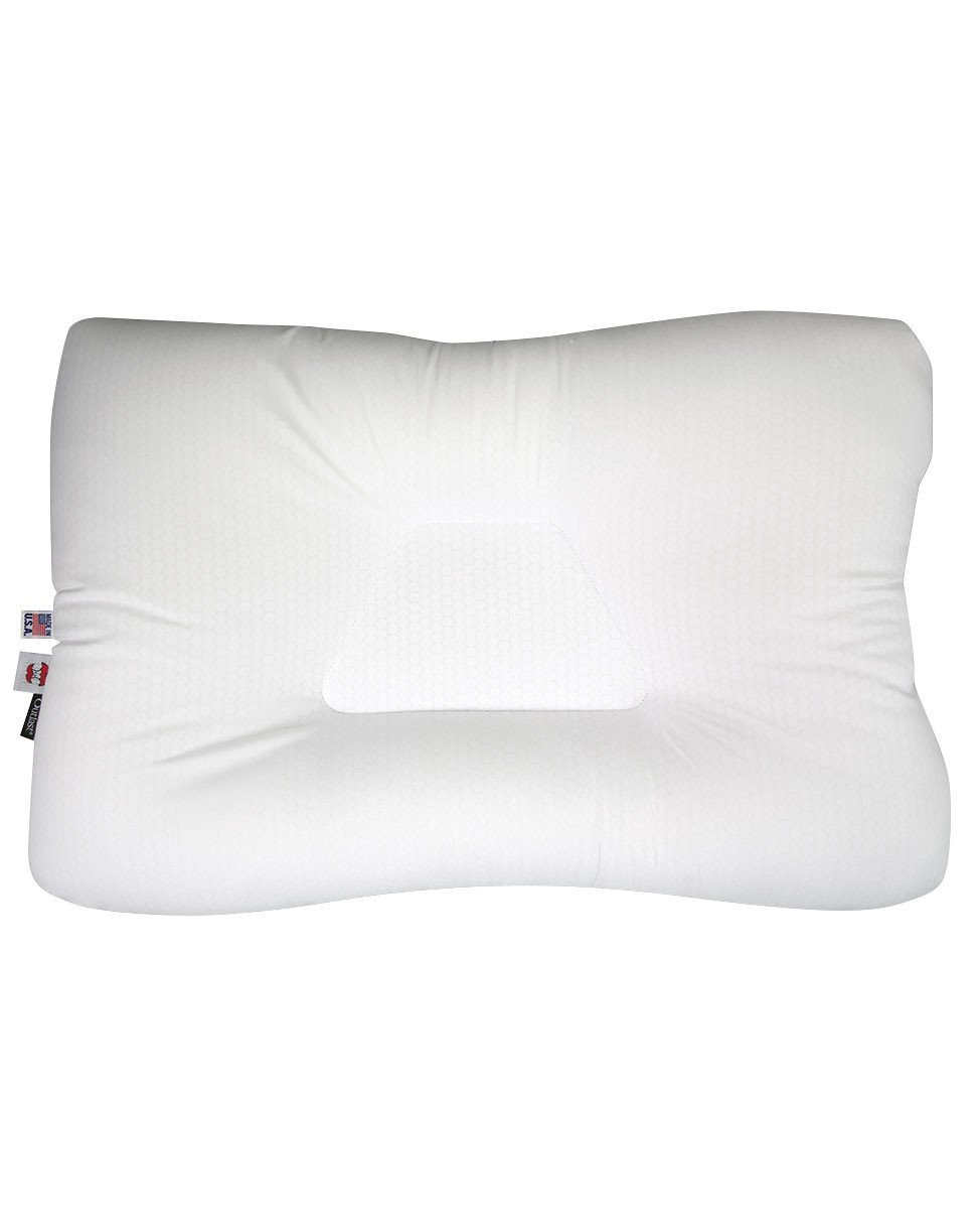 Core Products Tri-Core Mid-Size Comfort Zone Cervical Support Pillow, Temperature Regulating Outlast, Firm Support for Back Sleeping