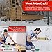 Glazelock Plastic Peel Away Stackable Shims for Leveling 32 Pieces (3-1/2” Length – 1/16” Thickness) U Shape 5/8” Bolt Hole Tile Spacers to Level Windows, Doors, Floors, Toilet Shims – Made in USA