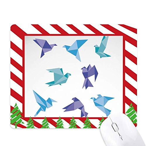 Tapis de souris pigeon origami pour décorer votre espace de télétravail