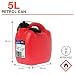 Sumex CAR+ Bidon05 - Bidón Gasolina de plástico con Tubo Flexible, 5...