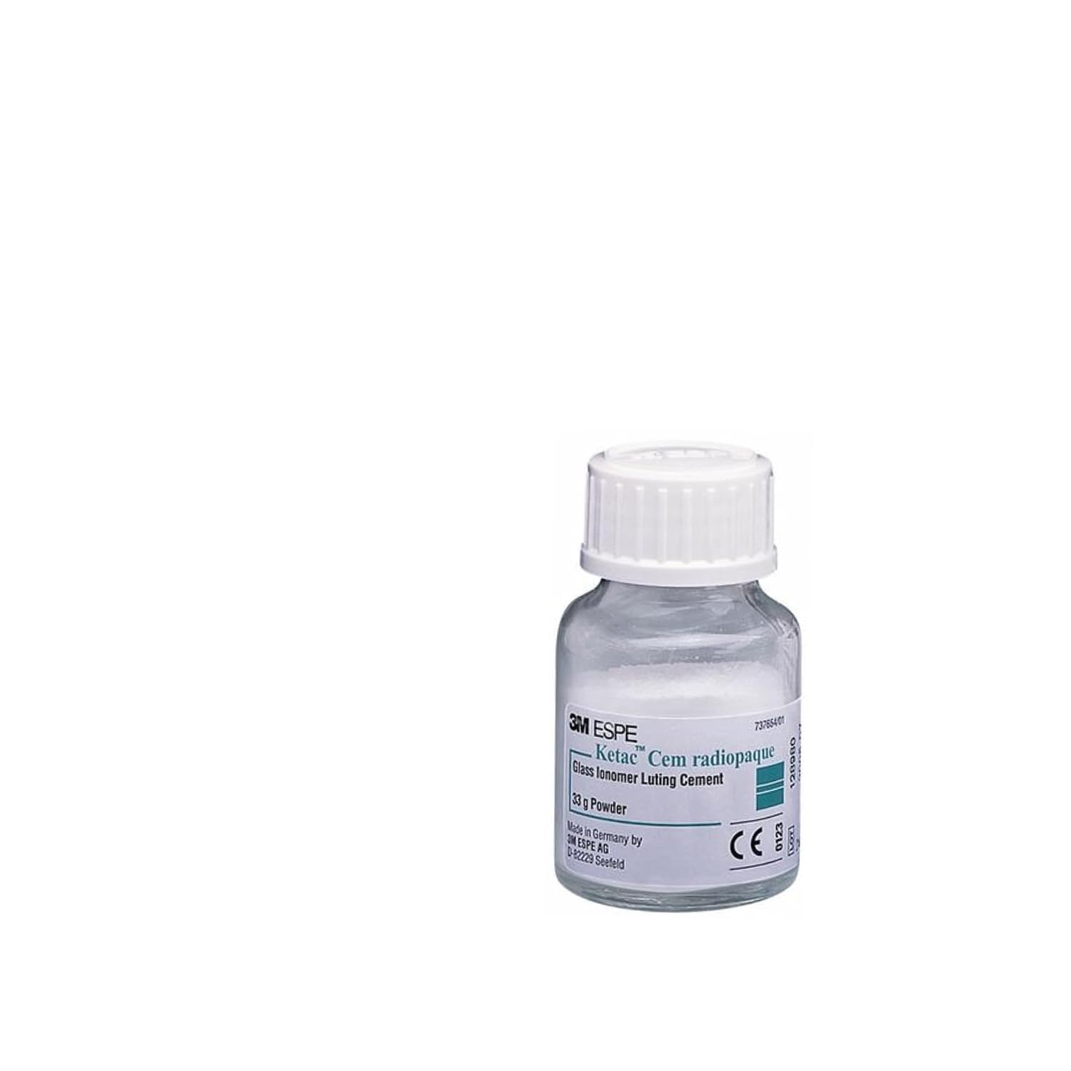 3M ESPE 37211 Ketac CEM Radiopaque Glass Ionomer Luting Cement Powder 33 Gm