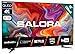 SALORA 55QLEDTV 55-Zoll Fernseher – Smart TV 55 Zoll, 4K UHD, HDR10, HLG, Android TV, WLAN & Bluetooth, Dolby Audio, Google Chromecast, 3 HDMI, Energieklasse F – Ideal für Gaming & Streaming