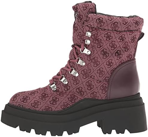 GUESS Women's VANEY Ankle Boot, RED 610, 9.5 | Image 7