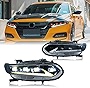 inginuity time LED Headlights for Honda Accord 10Th Gen 2018 2019 2020 2021 2022 With The Start Up Animation With the Demon Eyes Front Lamp Assembly