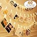 20Ft Battery Operated Indoor and Outdoor String Lights| with 40 LED Warm White Photo Clips| to Hang hold Photos, Artwork & Christmas Cards