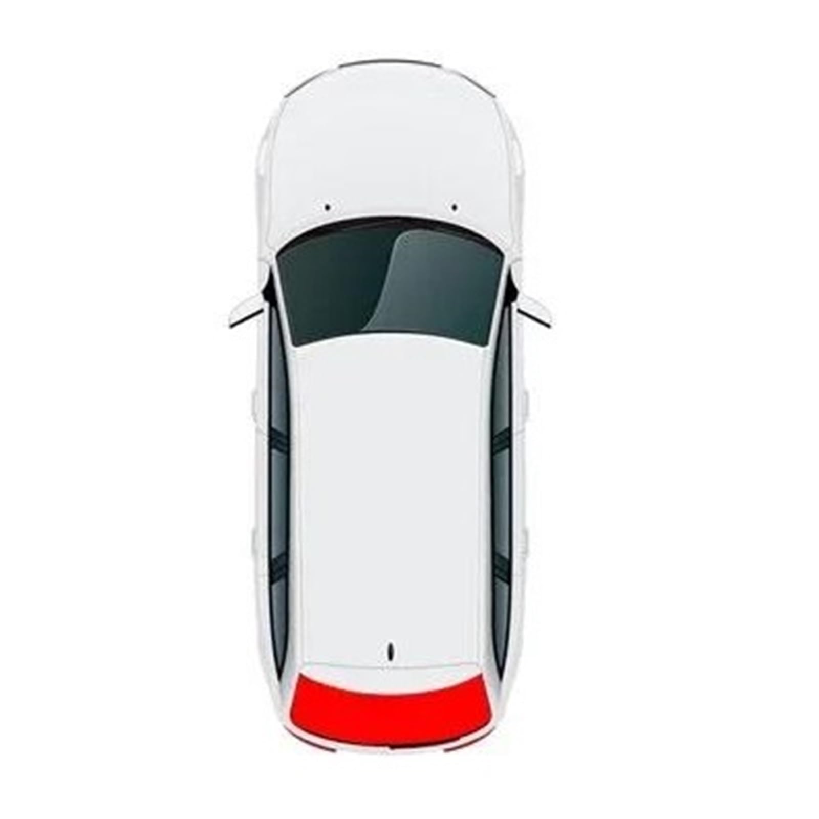 Cortina Magnética Personalizada Para Parabrisas Delantero Para Benz Para GLC Para X253 2015-2022 Parasol Coche Magnético(Back Window)