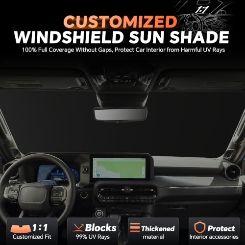 Sulagi Windshield Sun Shade for Lex-us GX550 GX 550 2024-2026 by Sulagi - Used condition - Image 3