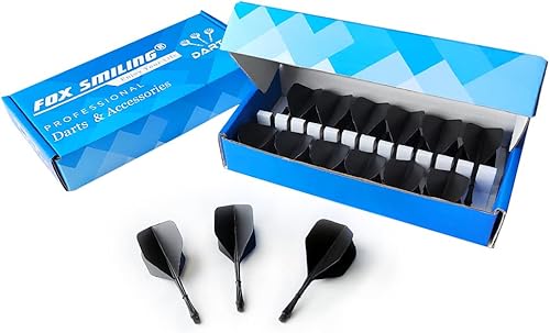 Miniatura 6 de NOTHER 12 piezas de eje de dardos integrado y vuelos 2BA tornillo en uno Dart Flight Durable Anti-caída
