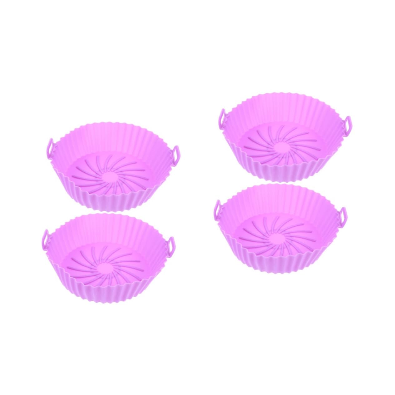 Alipis 4 Pz Cuscinetto Per Friggitrice Ad Aria Accessori Per Friggitrice Ad Aria Teglie Da Forno Per Friggitrice Ad Aria Tappetino Da Cucina Teglia Da Forno Gel Di Silice Viola,porpora