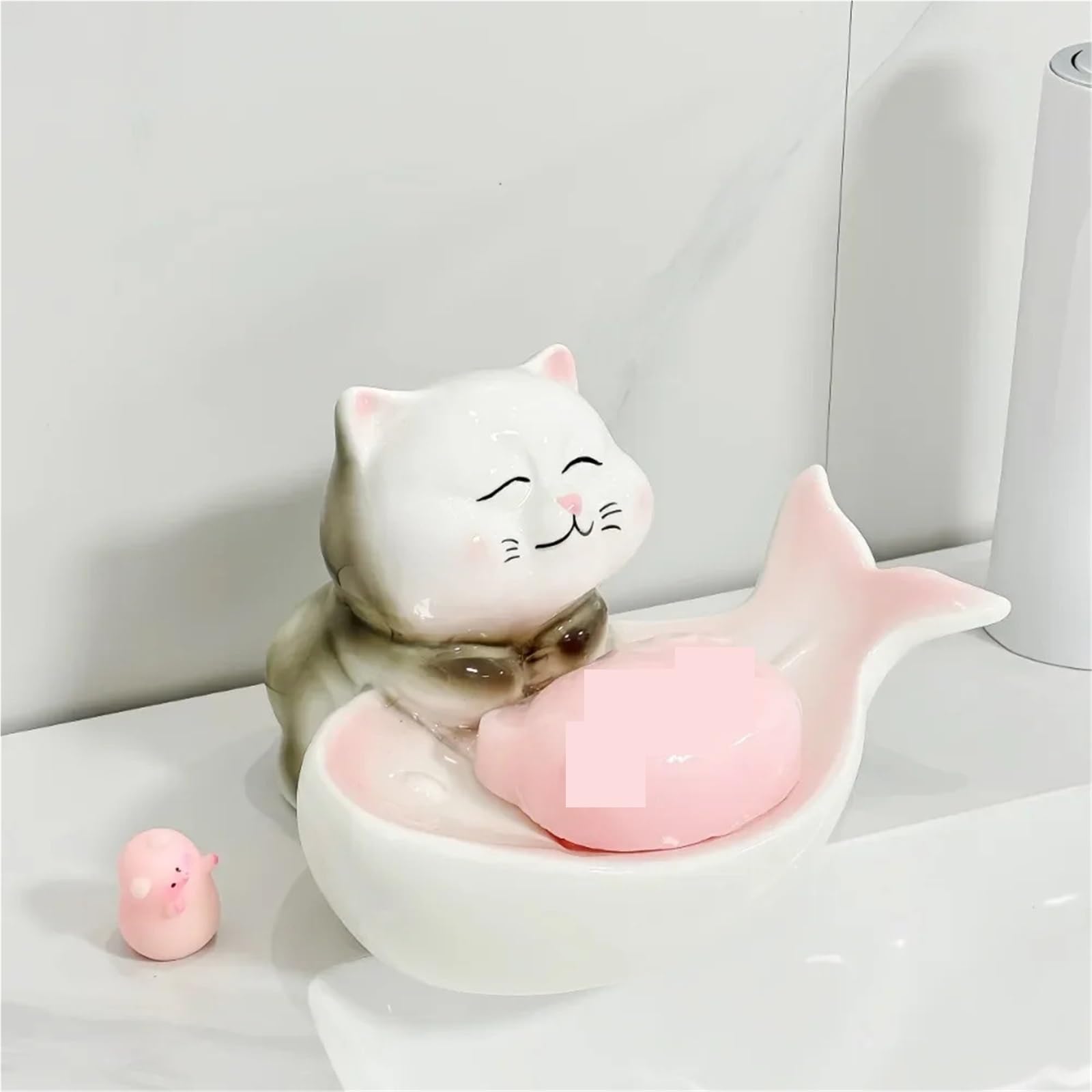 Jabonera Caja de jabón cerámica | Drenaje Hogar Baño Baño Plato Estante Decoración Accesorios