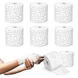 Gipsbinde Rolle,Gipsbinden Babybauch,Gipsrollen,Gipsbinden Babybauch Abdruck für der Medizin Oder im Modellbau Baby Bauch Modellbau Kunst,Einzeln Verpackt,8 Rollen,Weiß,7.5 * 270cm