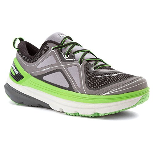 Hoka One One Men's Constant Running Shoes Grey/Black/Green Flash D(M) US