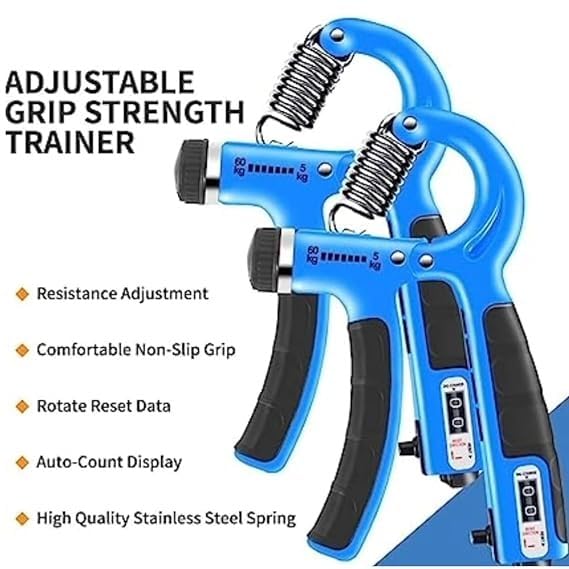 Image of Toning Tube with Adjustable Resistance & Hand Grip | Full Body Workout Exercise Band for Home Gym | Portable Fitness Kit with Comfortable Handles for Men & Women