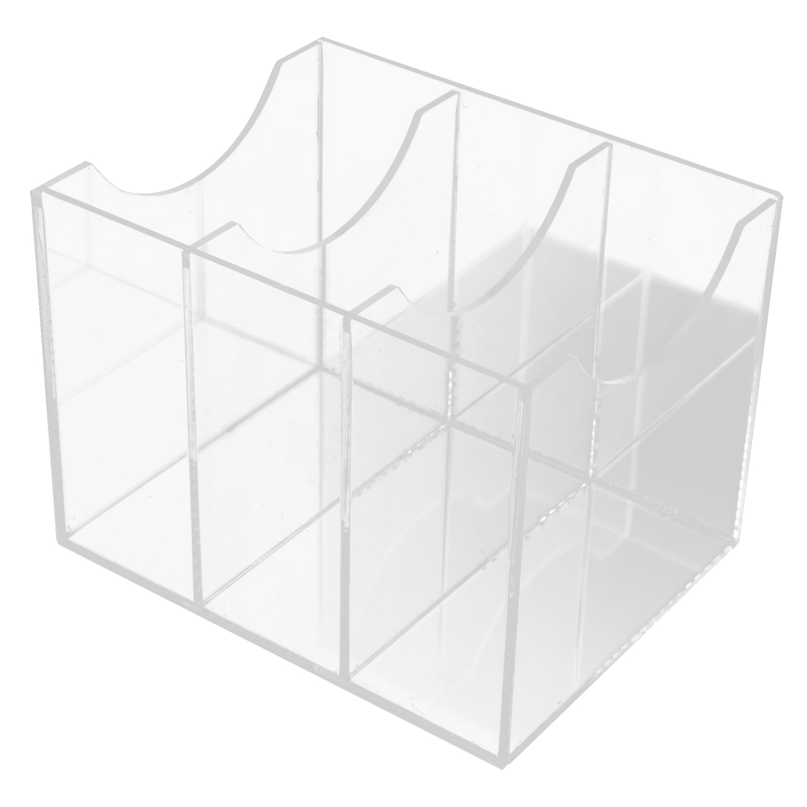 Cabilock Belt Storage Box Acrylic Sections Belt Organizer for Ties Accessories Easy to Clean Modern