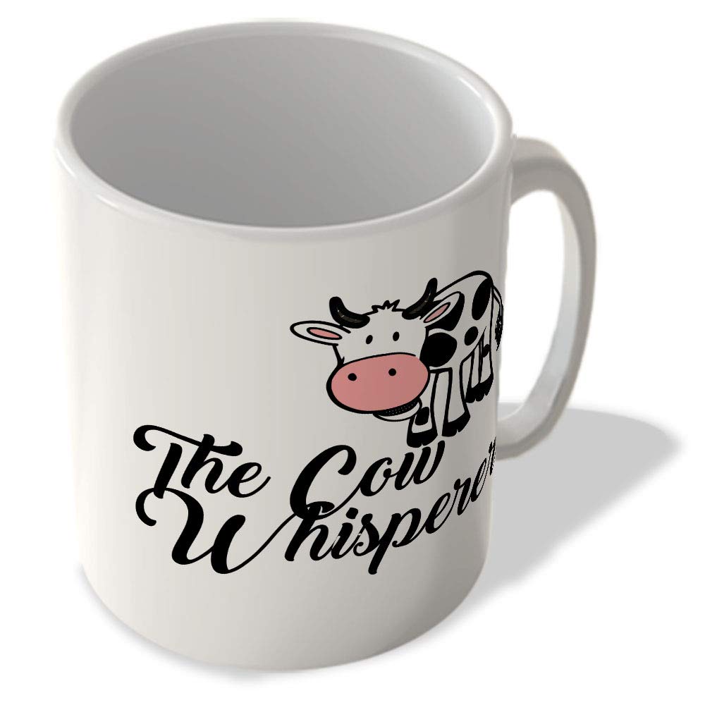 Mcmug White - The Cow Whisperer - Mug, Ceramic, 11Fl.oz.