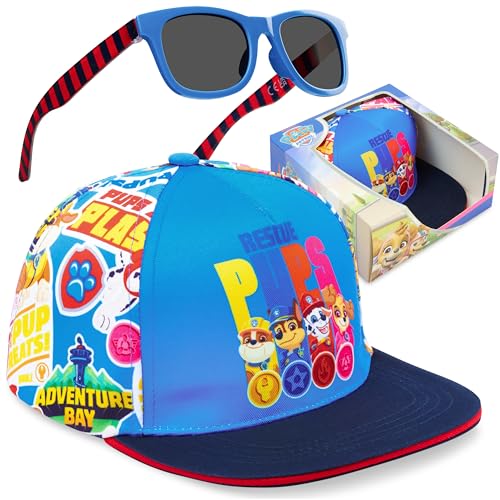 Get Trend Pat Patrouille Casquette Baseball et Lunettes de Soleil Enfant 2 Ans à 6 Ans, avec...